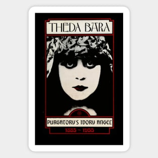 THEDA BARA - Vampire - Purgatory's Ivory Angel Magnet